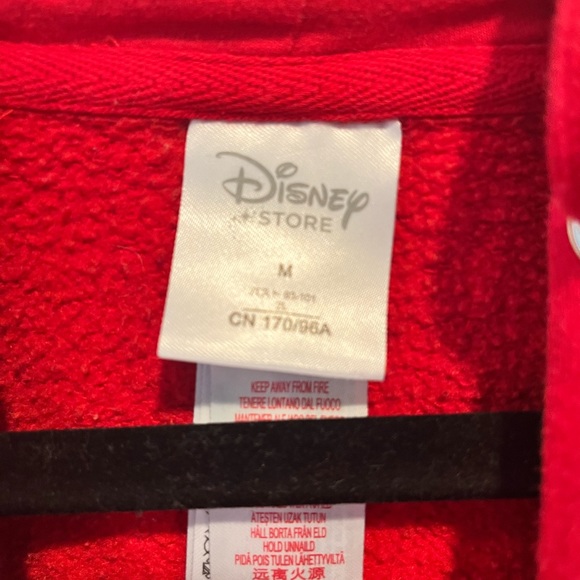 Disney Mickey and Minnie Christmas Hoodie Size M - Picture 3 of 3